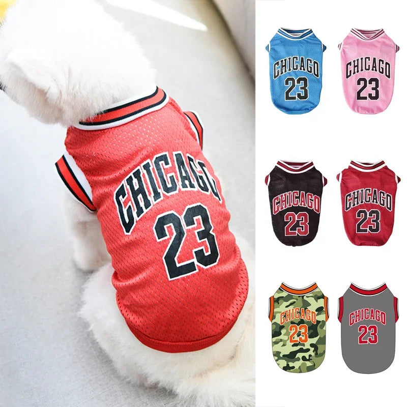 T-shirt de basketball pour chiens