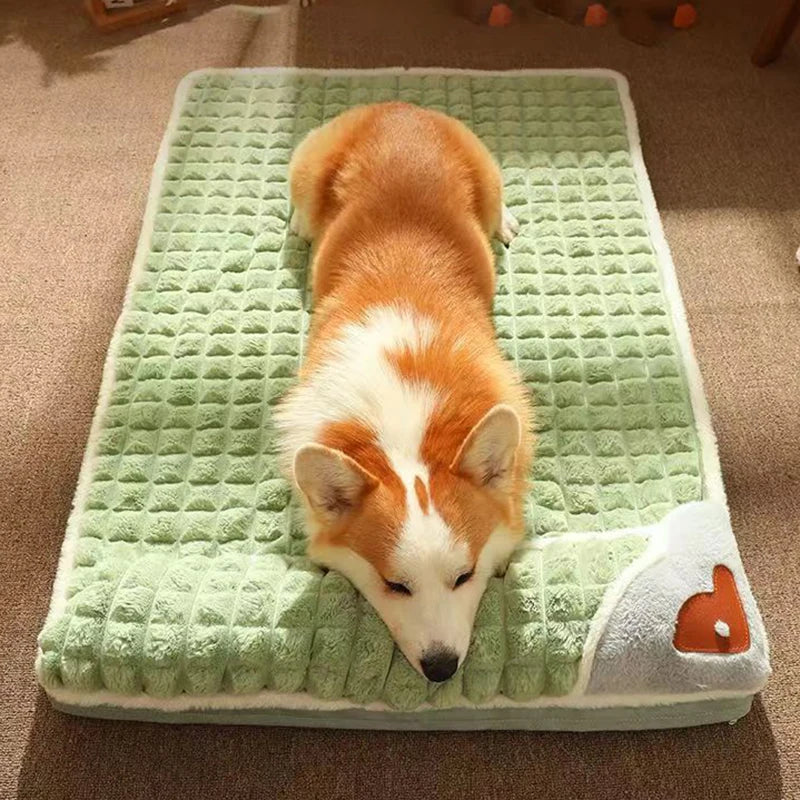 Lit doux avec coussin intégré pour chiens