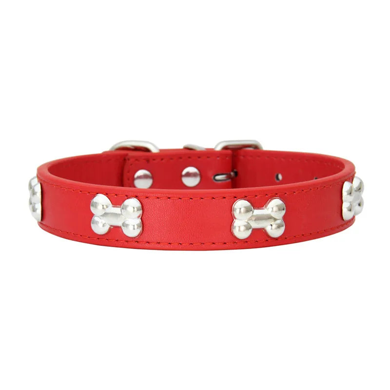 collier en cuir pour chiens