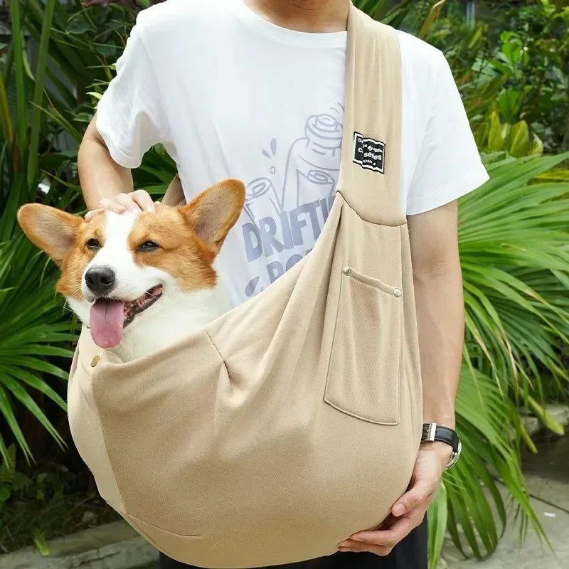 Sac en bandoulière de voyage pour chiens